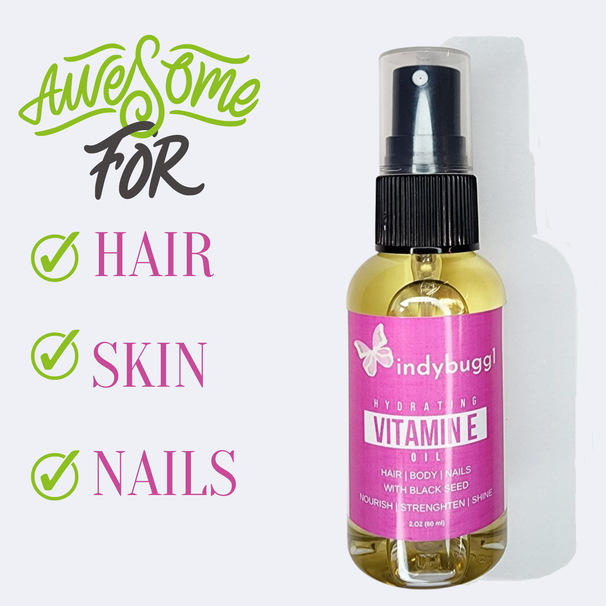 Vitamin E Hair, Body and Nail Oil